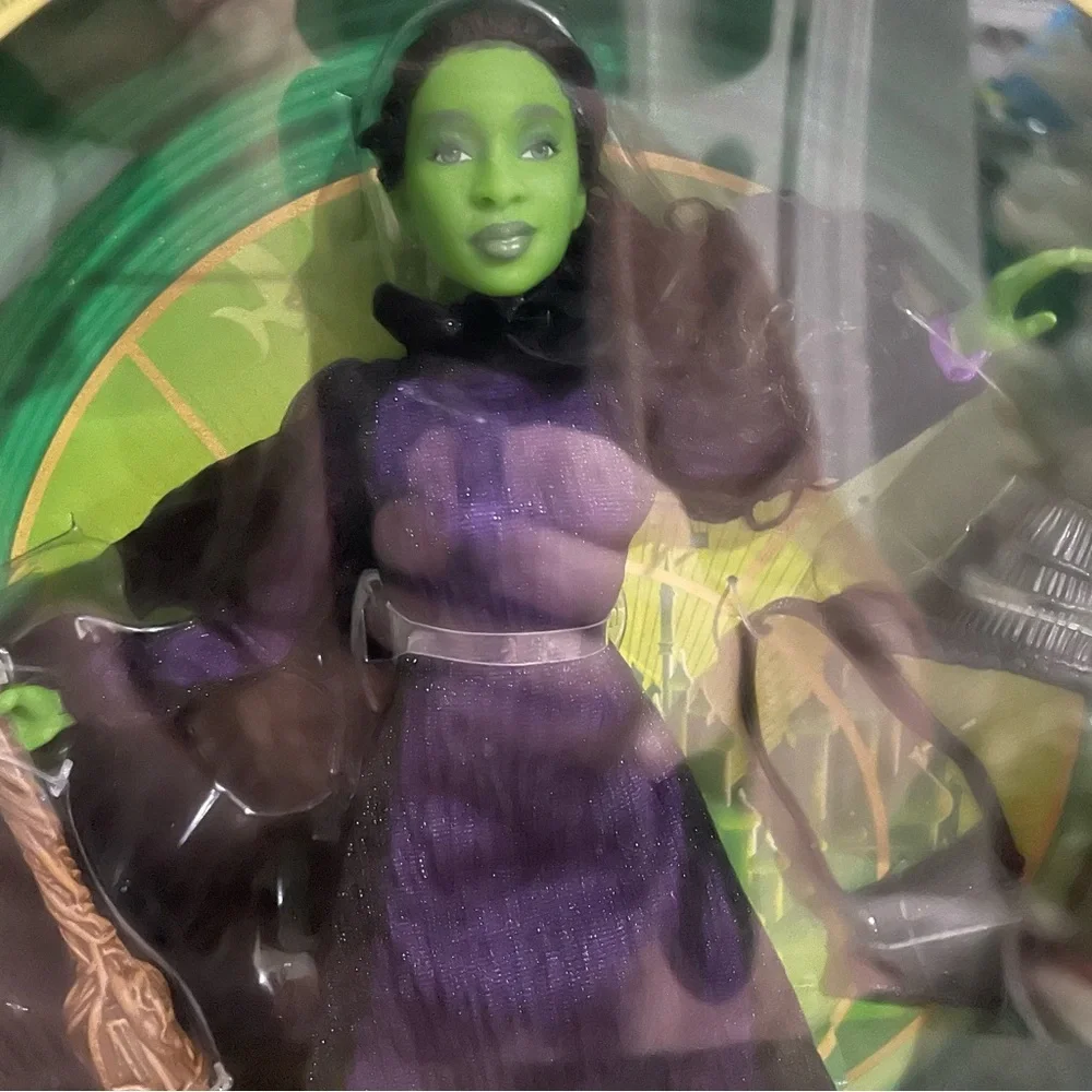 NEW Mattel Wicked Movie Elphaba 11" Deluxe Fashion Doll RARE URL ERROR MISPRINT - Picture 7 of 11